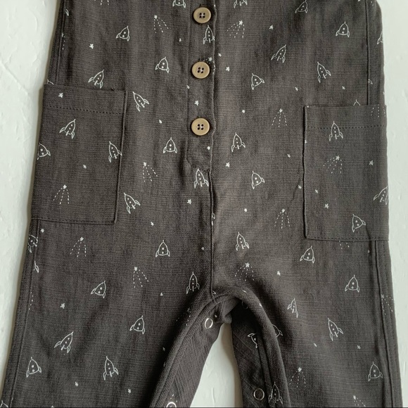 NWT Ettie + H Cadan Rocketship Overall (12/18 Mo) - Picture 4 of 7